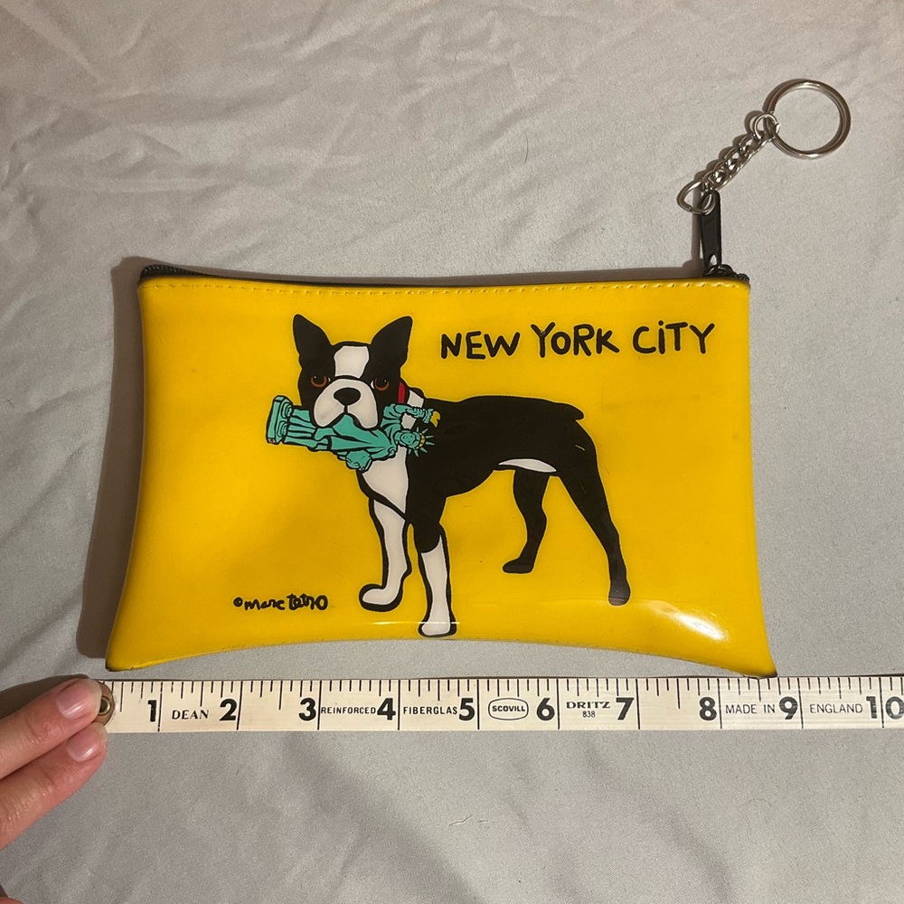 Mark Tetro Boston Terrier NYC Keychain Pouch - Picture 6 of 8